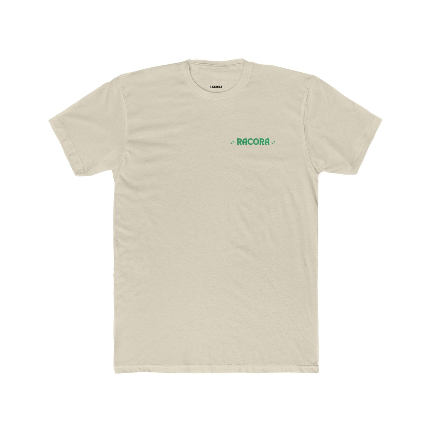 Cream Racora Pickleball Tee - front side