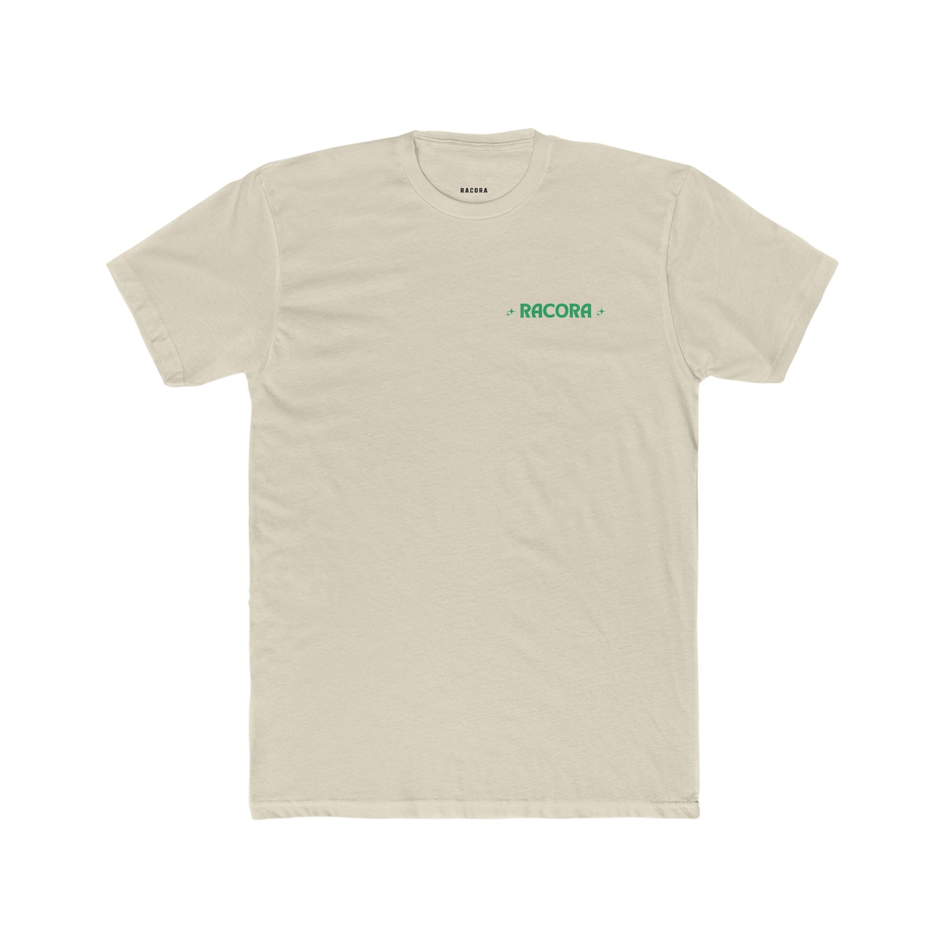 Cream Racora Pickleball Tee - front side