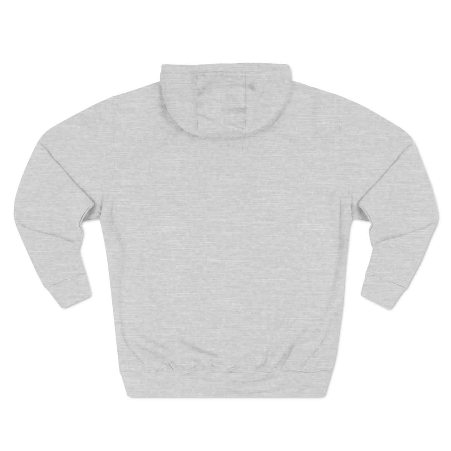 Racora gray fleece hoodie - backside