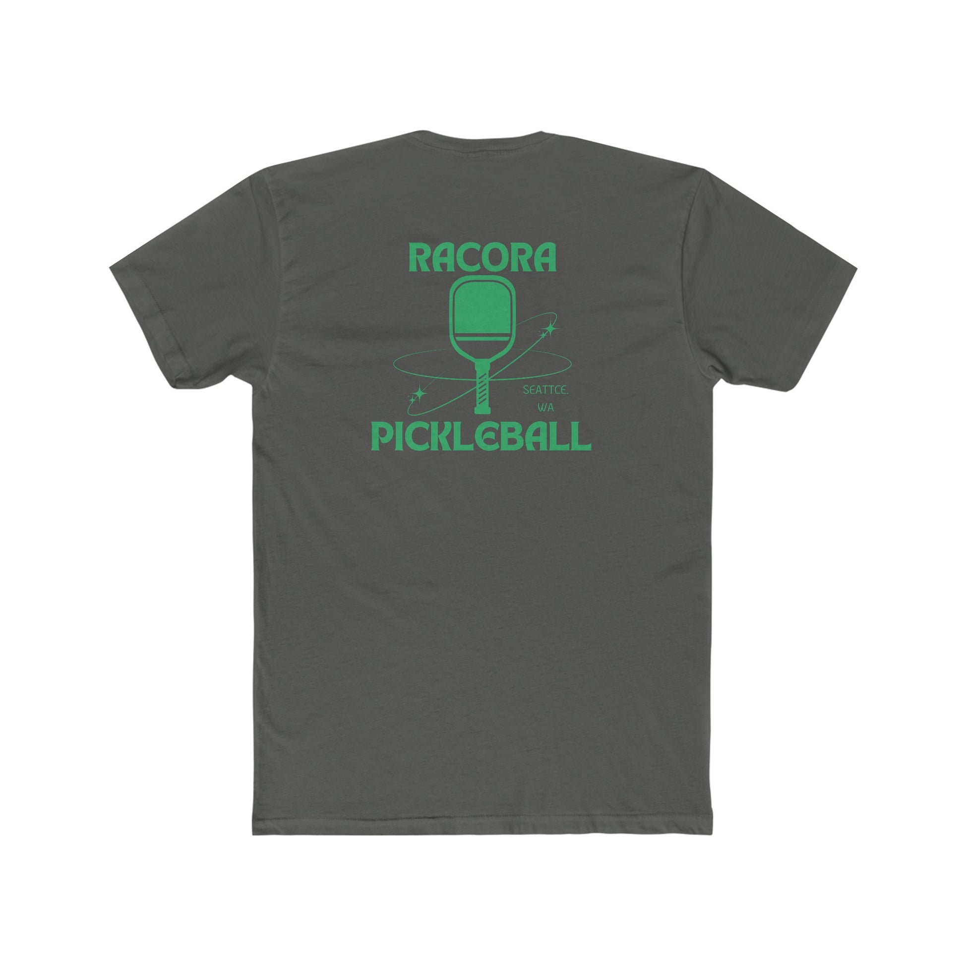 Dark Gray Racora Pickleball Tee - backside