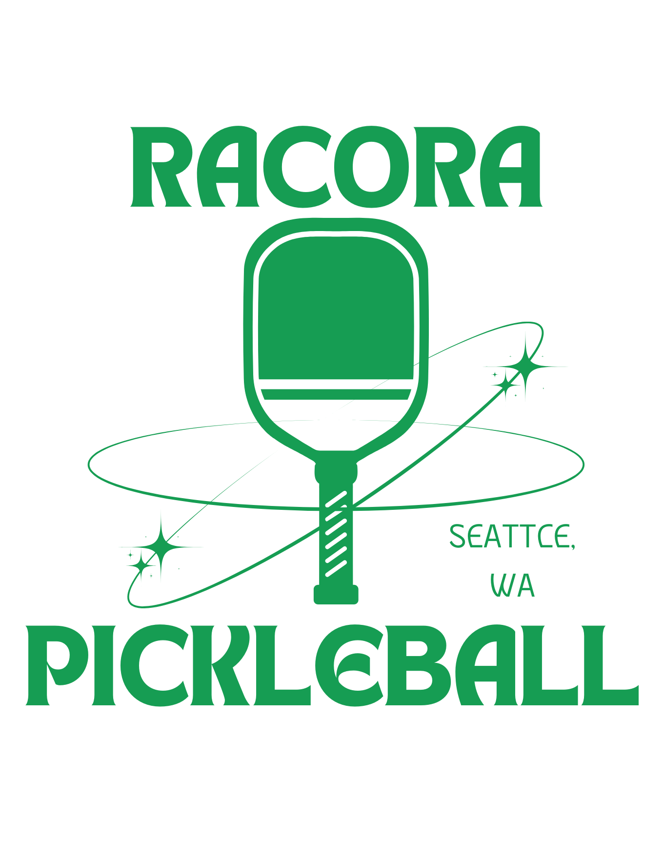 Racora Pickleball Tee design